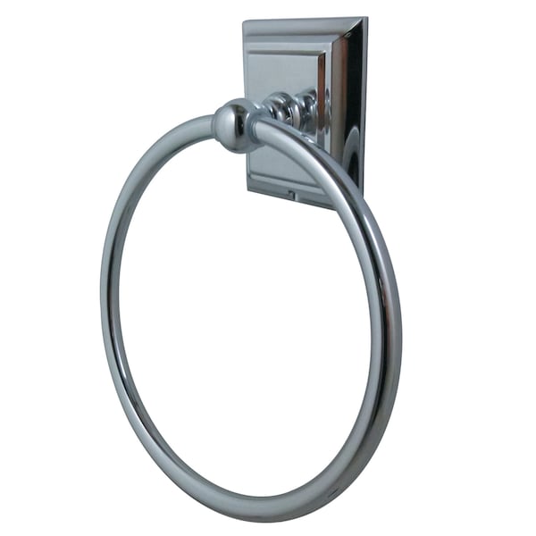 Kingston Brass Millennium Towel Ring, Polished Chrome BA6014C - main